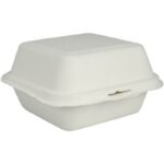 hamburger box iz sladkornega trsa 15 x 15, 50 kos