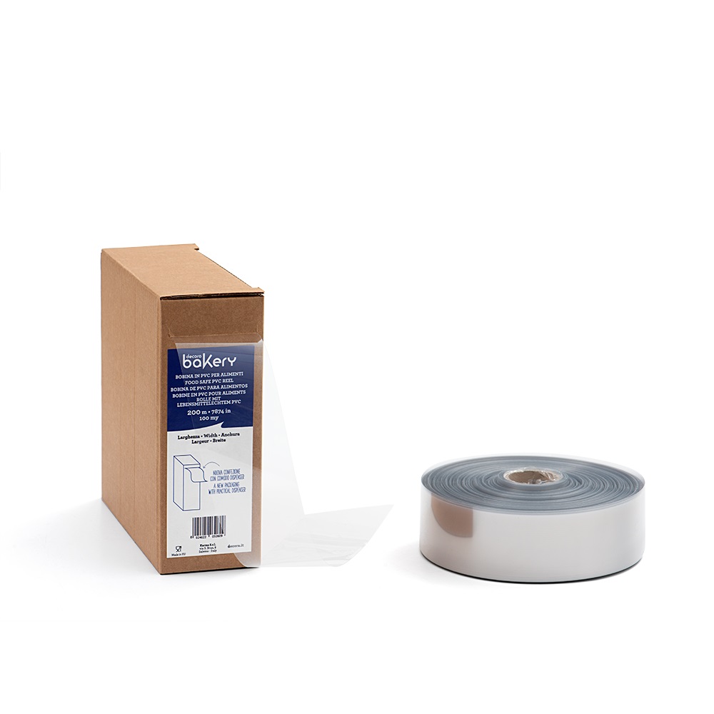0160708 Acetatna folija za slaščice, 5 cm x 200 m , 1 rola