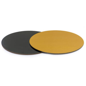 Zlata kartonska podloga fi 24 cm, 1 kos