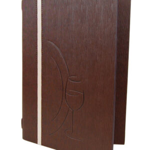 Jedilni list "ELEGANCE" rjav A4, 1 kos