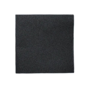 Serviete AIRLAID KOKTAIL, 20 x 20 cm, ČRNA, 100 kos