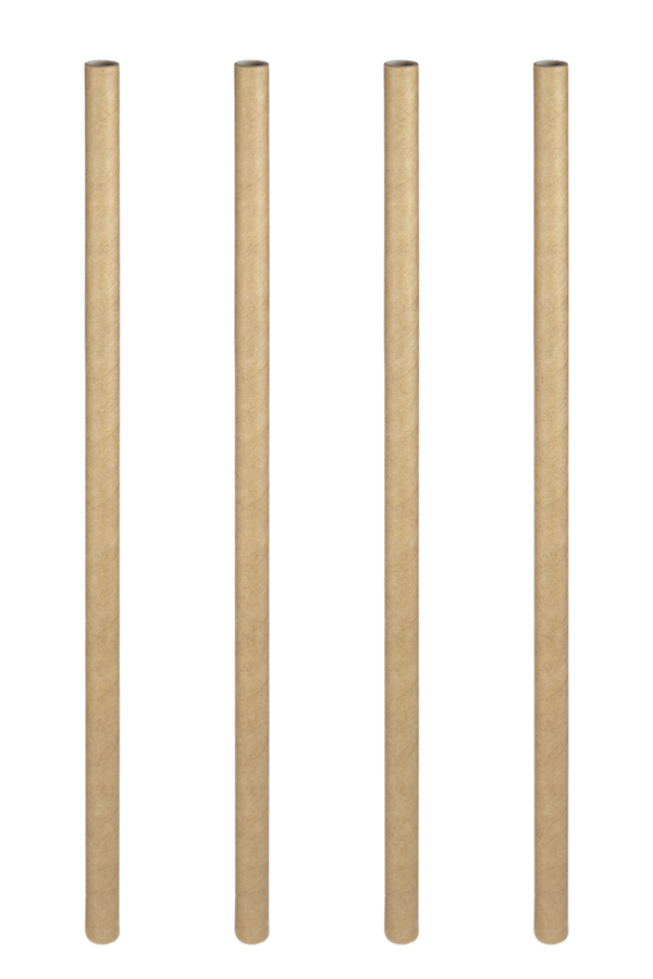 25183Fx1cAbQNtBila Slamice iz papirja rjave, 15 cm fi 6 mm, 150 kosov