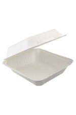 Menu box iz sladkornega trsa 1-delni, 25 kos