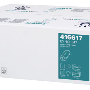 Zložene brisače ZZ BELE, 1 karton