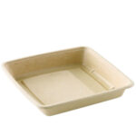 BAGASSE posodica sladkorni trs KVADRAT 1400 ml, 75 kos