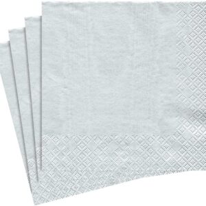 Serviete 33 x 33 cm Srebrrne, 50 kosov