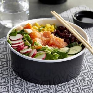 Kartonske skodelice BOWL črne fi 15 cm 750 ml 24/1 360/1 art H0758.Z