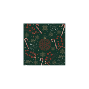 Serviete 33 x 33 cm BOŽIČNE PALČKE, 24 kosov