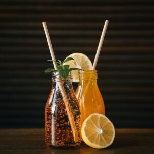 Slamice iz bambusa, 21 cm fi 8 mm, 200 kosov