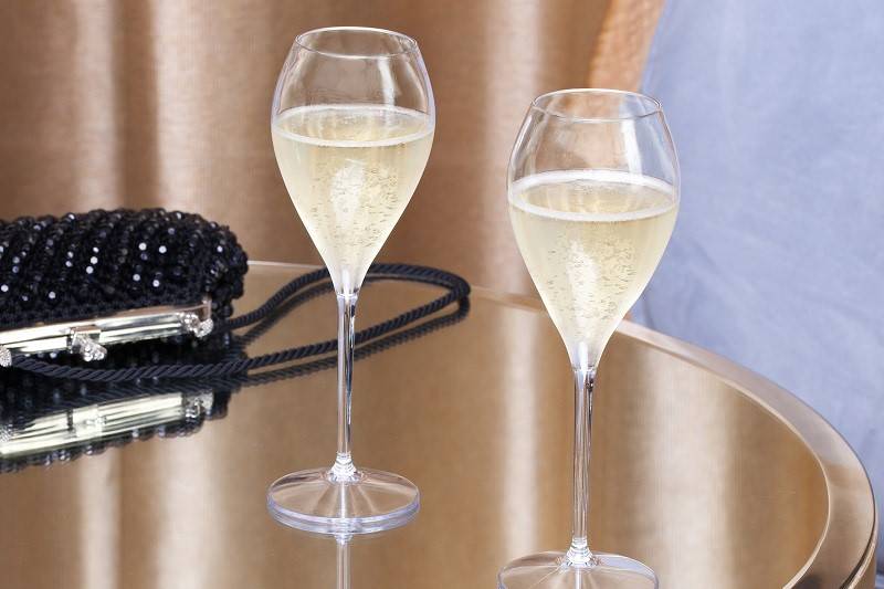 G5021_2 kozarec za penino Kozarec za večkratno uporabo Flute Perlage 240ml, kom