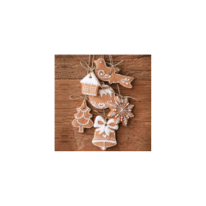 Serviete 33 x 33 cm GINGERBREAD KEKSI, 24 kosov