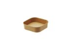 Kartonske skodelice KVADRAT rjave 17x17x5,6 cm 1000 ml, 24 kos v zavitku