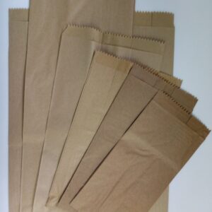 Papirnate vrečke z ravnim dnom rjave za KRUH 2kg,1 kg v zavoju