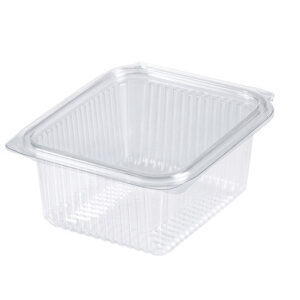 R-Pet posodica KVADRAT 1000 ml, 50 kos