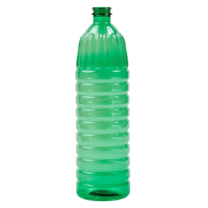 Plastenka zelena za olje 1 l + zamašek,72 kos
