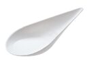 Fingerfood posodice KAPLJICA bele 10 x 5 cm, 100 kosov v zavoju