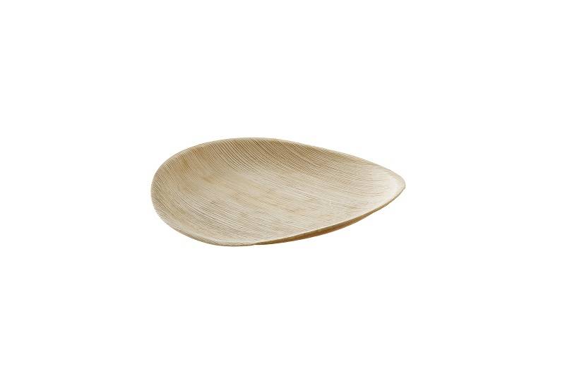 Q6004 Krožnik palmin list okrogel fi 26 cm, 12 kos v zavitku