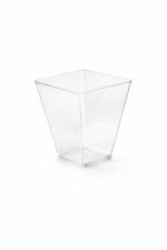 Finger food posodice 95 ml ROMBO transparent, 25 kos v zavitku