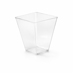 Finger food posodice 95 ml ROMBO transparent, 25 kos v zavitku