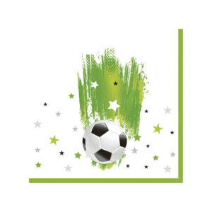 Serviete 33 x 33 cm NOGOMET, 20 kosov