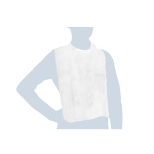 Podbradek beli zložen 73x 38,5 cm Crown Chef, 50/1 zavoj