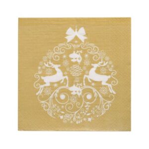 Serviete 33 x 33 cm praznične JELENČEK, 30 kosov