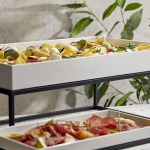 Melamin pladenj bel Venezia GN 1/3 32,5 x 17,6 cm, višina 6 cm, 1 kos