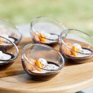 Fingerfood steklo posodice 42 ml 6 kos v zavoju