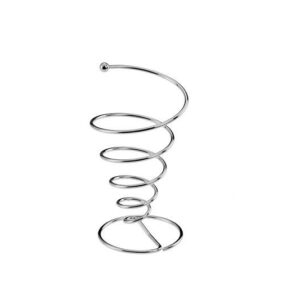 Kromirano kovinsko stojalo za stožce fi 7 cm, višina 14,5 cm , 1 kos