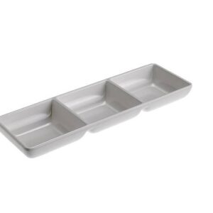 Bela melaminska posodica Acquamarine , 22 x 7 x 2,5 cm, 1 kos