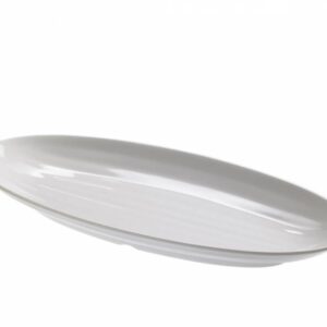Beli servirni pladenj 49,5x23x5 cm, 1 kos