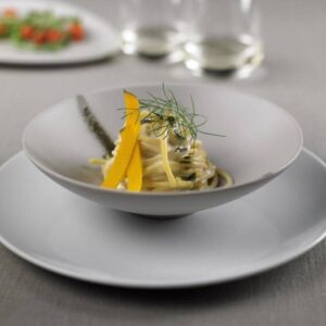 Servirni krožnik iz melamina fi 21,5 cm x 5,5 cm, 1 kos