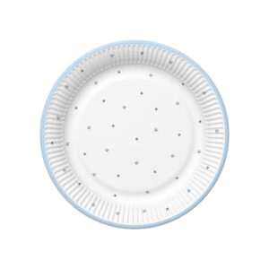Papirnati krožniki ZVEZDICE fi 23 cm, 8 kosov
