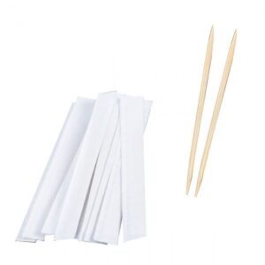 Leseni zobotrebci v papirnatem ovoju, 1000 kos v zavitku