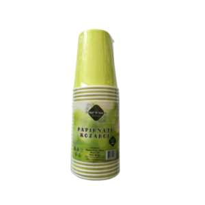 Papirnat lonček KIVI ZELEN 200 ml, 25 kos v zavitku