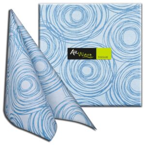 Serviete 40 x 40 cm Multi bolas modre, 50 kosov