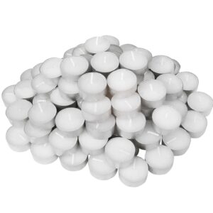 Čajne svečke, bele, 100 kosov