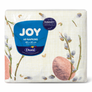 Serviete Dunisoft 40x40/60 WILLOW EASTER, 60 kosov v zavoju