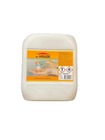 gel razkuilo Sredstvo za dezinfekcijo rok DR.HOUSE 5000 ml, 1 kos