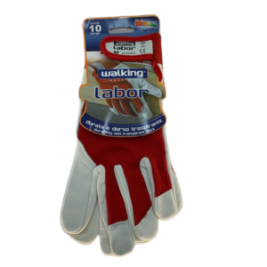 Zaščitne usnjene rokavice z blagom vel. 10, par