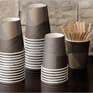 Papirnat lonček Lines 100 ml, 50 kos v zavitku