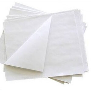 Zavijalni listi beli s folijo - DELFOL 33 x 33 cm, 13kg v zavitku