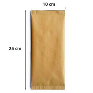 Papirnati žepki za pribor s servieto, kos