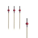 Nabodala iz bambusa "Red pearl" 7 cm, 200 kos v zavitku