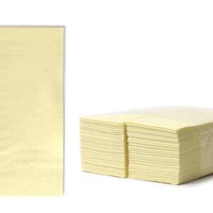 Serviete 1/8 33x33 cm, 2-slojne, šampanjec, 80 kosov