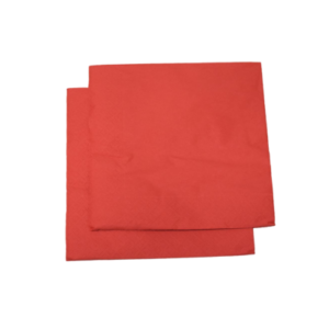 Serviete 25 x 25 cm, rdeče, 100 kosov