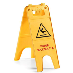 Opozorilna tabla, POZOR spolzka tla