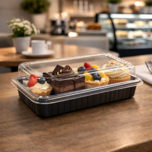 R10 kvadratna posodicaza za rezine, 50 kos