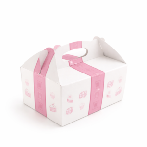 Kartonska škatla z ročajem tisk št. 2, 1 kos