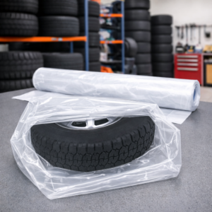 Hdpe vrečke za gume 1000x1000 mm, rola